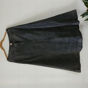 Soft Surroundings Blue Jean skirt sz 14
